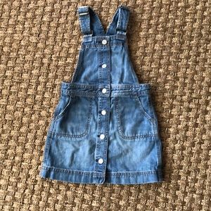 Baby gap girls denim jumper